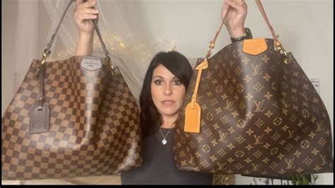 Louis Vuitton Graceful Damier Ebene Vs. Monogram Comparison.